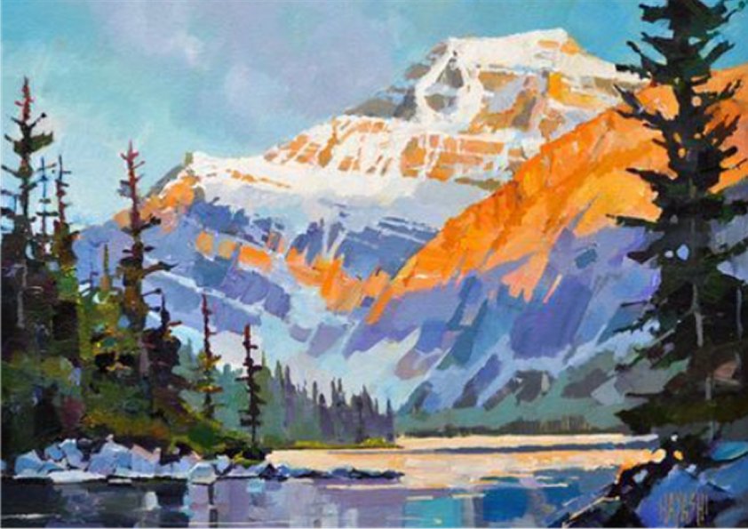 Watercolour Landscape Framed Print Watercolour Landscape Framed Print